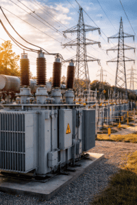 Setor de energia — subestações e transformadores