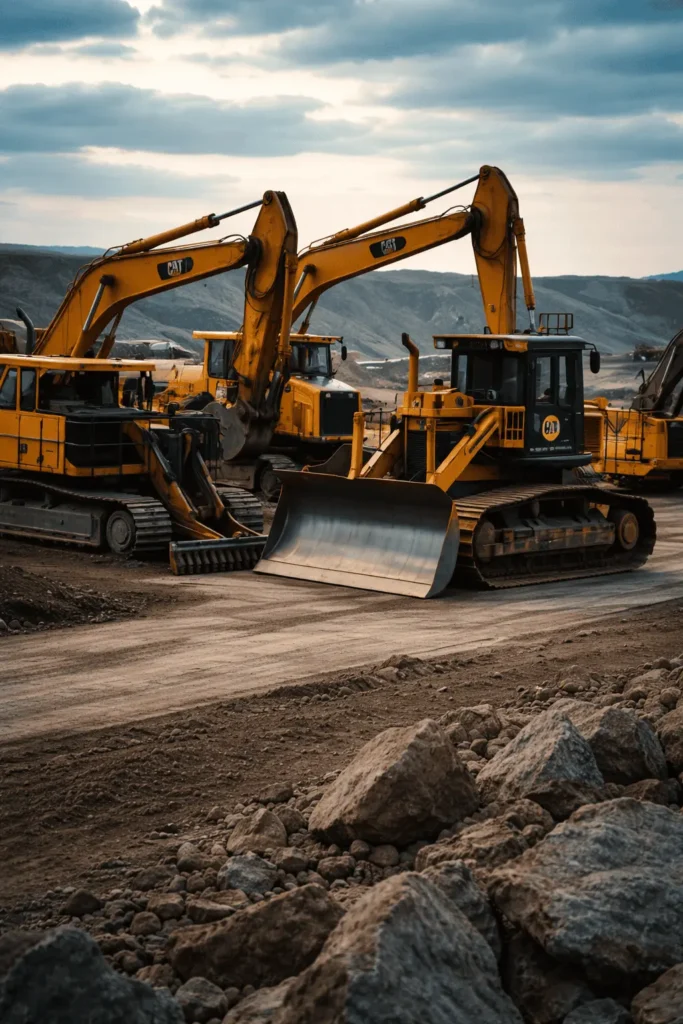 Equipamentos pesados de mineração representando setor atendido pela ADGI Proquiminas